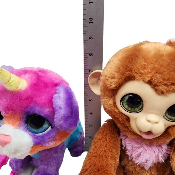 FurReal Friends Pandacorn and Monkey Interactive Pet Toys Hasbro Plushes Toy - Picture 12 of 14